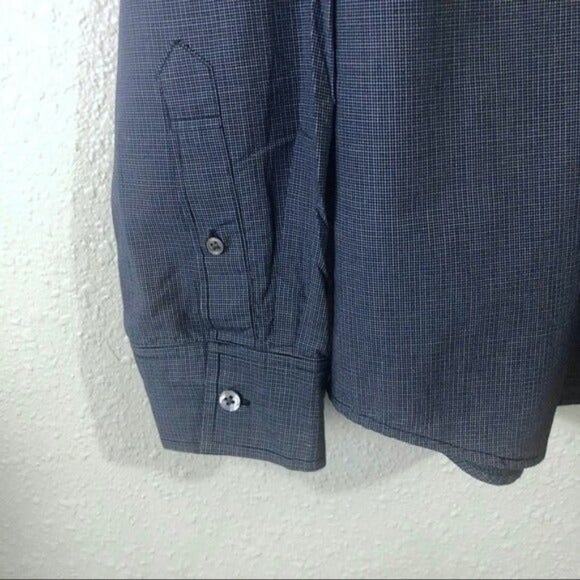 John Varvatos blue dress‎ shirt medium - Picture 7 of 7